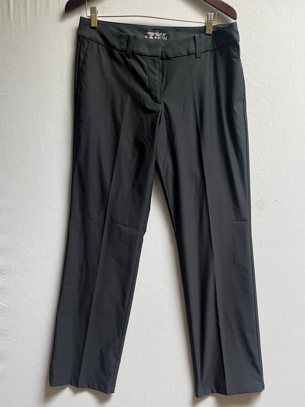 Nike Golf Dri-FIT Women's Black Dress Pants Straight Leg Sz 10